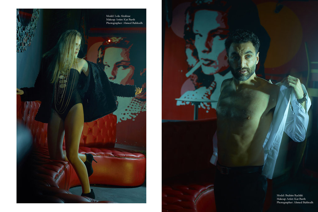Editorial The beauty and the beast © Ahmed Bahhodh Fashion Photography with Lola Alcaluzac and Brahim Rachiki