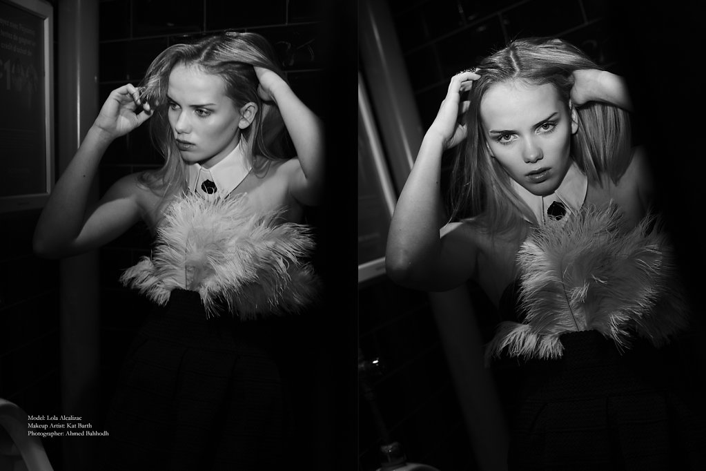 Editorial The beauty and the beast © Ahmed Bahhodh Fashion Photography with Lola Alcaluzac and Brahim Rachiki